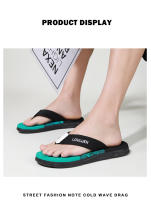 Nuevas chanclas de camuflaje para hombres, zapatos de playa antideslizantes de verano para hombres, versión coreana de sandalias al aire libre de moda - details 11