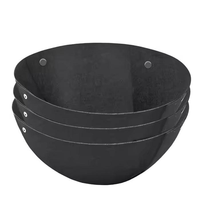 Forros de cesta de flores colgantes de 3 piezas, forros de tela para plantas colgantes, revestimientos redondos para macetas, revestimientos de fieltro negro no tejido, 16 pulgadas - 1