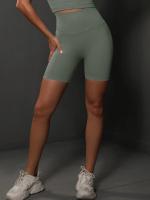 Pantalones cortos de Yoga para mujer, pantalones cortos deportivos sin costuras para gimnasio, pantalones cortos de entrenamiento de cintura alta con realce, pantalones cortos deportivos para Fitness, pantalones cortos de ciclismo - details 48