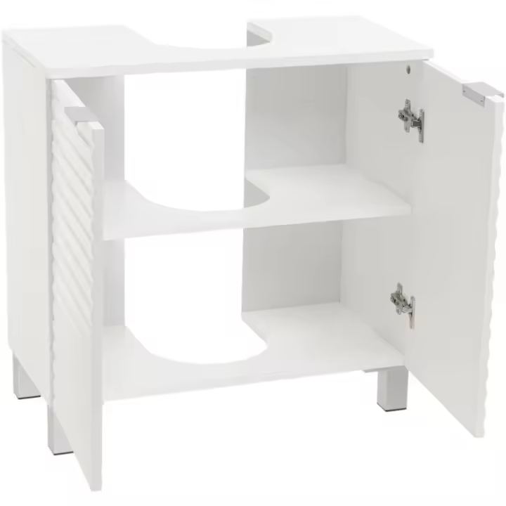 Mueble bajo Lavabo de Pedestal Blanco de 60 cm - 1
