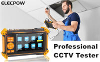 Elecpow-probador de cámara profesional HD-3200Plus, Monitor compatible con 4K, 8MP, CVI, TVI, AHD, SDI, CVBS, salida de cámara analógica, Cable UTP - details 0