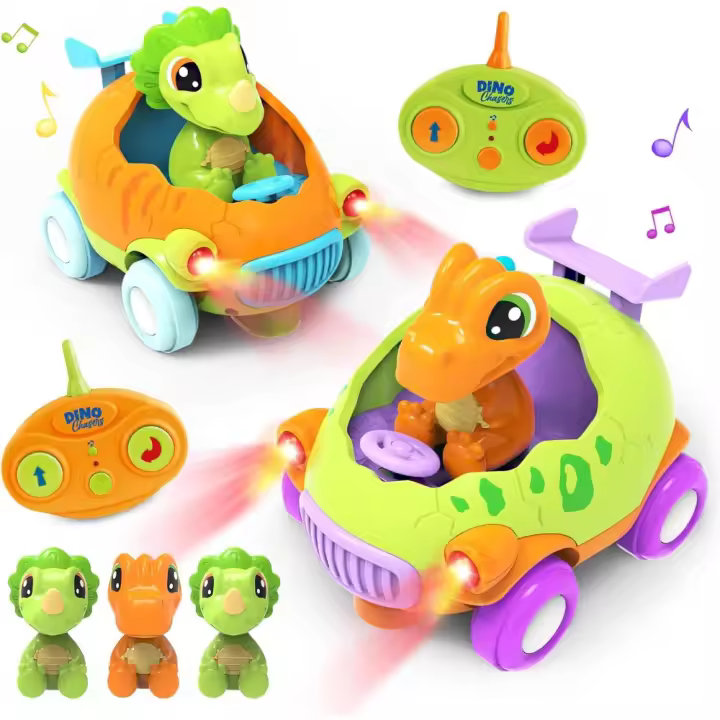 Coche Teledirigido para Niños de 3, 4, 5 y 6 Años, Juguetes para Niños con Luces y Música,Regalo de Navidad - 1