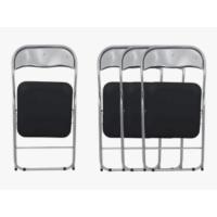 silla plegable, silla plegable acolchada, silla plegable cocina, silla plegable blanca