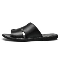 Novedad Verano 2024 Sandalias de Cuero para Hombre Zapatos Transpirables para Playa y Exteriores con Suela Plana y Abrecha - details 3