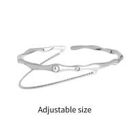 Brazalete con banda para la parte superior del brazo, cadena de metal con perlas, brazo con borla para mujer, pulsera ajustable con joyería - details 6