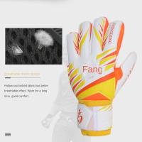 1 par de guantes de fútbol resistentes al desgaste, guantes de entrenamiento de portero de látex gruesos antideslizantes, excelentes guantes de portero antideslizantes - details 10