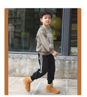 Zapatillas de deporte de cuero de alta calidad para niños, zapatos de baloncesto antideslizantes cómodos, zapatos de tenis deportivos informales para exteriores, zapatillas de deporte para niños, Invierno - details 10