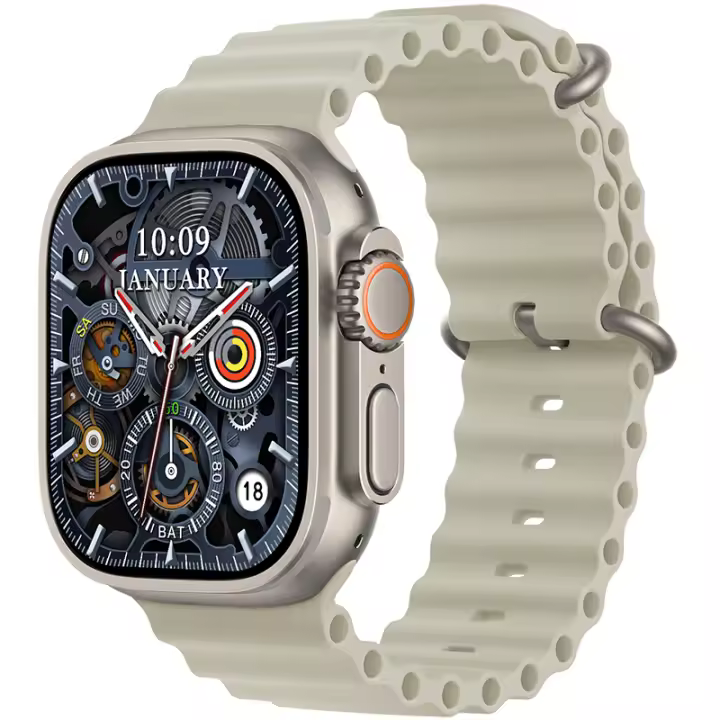 2025 nuevo HK10 Ultra-3 WF Smartwatch 2GB de memoria IWO serie 10 Chat GPT brújula conexión WIFI AI asistente de voz detección de frecuencia cardíaca Bluetooth llamada AMOLED Smartwatch Compatible para Apple Android IOS - 1
