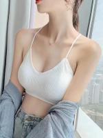 Nueva ropa interior cruzada para mujeres, pechos blancos reunidos - details 3