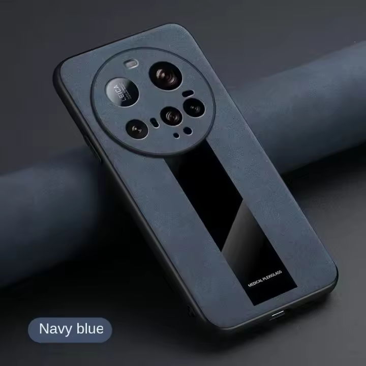 Para Xiaomi 15 ultra funda dura de piel de oveja con soporte de anillo funda protectora trasera para xiaomi 14 mi15 ultra 15 Pro 15ultra - 1