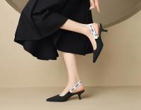 Sandalias de Tacón Alto para Mujer 2025 Punta Estrecha Diseño de Moda con Tacones de Aguja - details 3