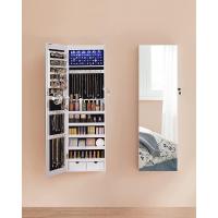Espejo Joyero Colgante sin Marco Joyas de 6 LEDs Montado en la Pared o en la Puerta Gran Capacidad - details 7
