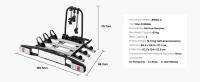 SucceBuy Portabicicletas, Portabicicletas Se Adapta a Receptores de 5 cm, Portabicicletas para Bicicletas de hasta 65 kg de Capacidad de Carga, Portabicicletas con Cerradura - details 6