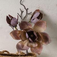 Rama de Magnolia Artificial de lujo, elegante simulación de tacto Real, Magnolia grande hecha a mano, flor falsa realista - details 13