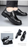 Zapatos de cuero de alta gama de cuero puro nuevo vestido de negocios de cuero transpirable casual - details 12