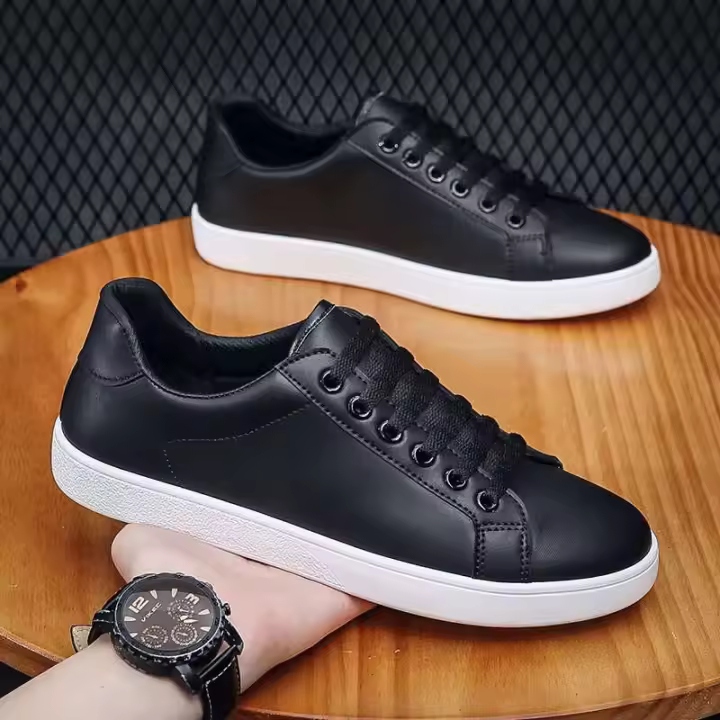 Otoño 2025, nuevos deportes de moda para hombres con suelas suaves, que añaden correas informales para andar en monopatín y zapatos para caminar - 1