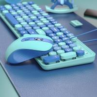 Lindo teclado y mouse inalámbricos 2,4G teclado silencioso de alto valor para niña - details 14