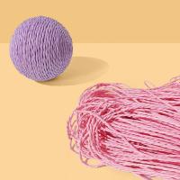 Pelota para rascar gatos con cuerda de papel grande, juguete interactivo para morder, juguetes para masticar, rascador divertido para gatos, suministros para mascotas - details 3