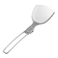 Espátula de acero inoxidable para acampar, vajilla ligera plegable, utensilios de cocina para senderismo, Bushcraft - details 4