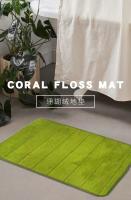 10 colores Alfombra de baño para el hogar Alfombras de baño súper absorbentes Alfombras Piso de espuma viscoelástica suave Dormitorio Piso de inodoro Alfombra de ducha Alfombrillas decorativas - details 0