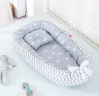 Cama de bebé para recién nacidos,Cuna Portátil Para Bebé 85x50cm Con Almohada Y Parachoques Algodón ,Alfombra de Juego Plegable para Bebés cesta de dormir infantil para 0-24 meses - details 11