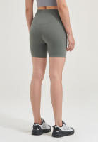 Pantalones cortos deportivos de cintura alta para mujer, pantalones de entrenamiento de yoga - details 12