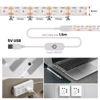 GAHADA Luces de Tira LED Modernas 60LEDs/m Impermeables Regulables Iluminación de Gabinete de Cocina Blanco Cálido Azul - details 2