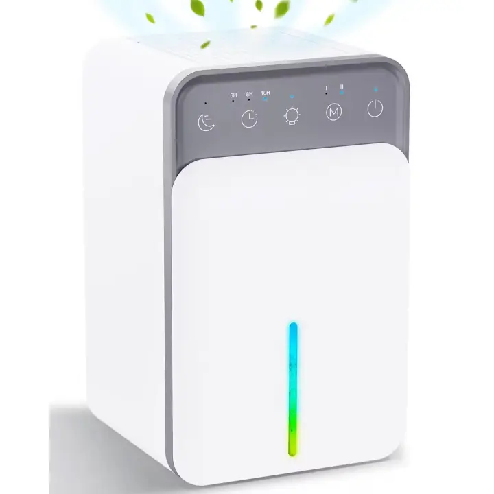 Deshumidificador de Bajo Consumo Eléctrico, Desfreezación Automática, 3 temporizador, Luces de Co, Pequeño, 2 Modos - 1