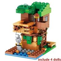 Mi mundo, MINI casa en el árbol de la granja, bloques de construcción, modelo de pueblo, cueva de montaña, juguetes para niños, juguetes para niños - details 0