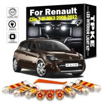 Kit de Luz de Domo de LED para Coche TPKE 13Pc Kit de Luz de Puerta para Renault Clio 3 III MK3 - details 0