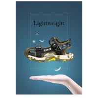 Sandalias de playa de verano para niños, sandalias deportivas antideslizantes transpirables, zapatos de playa para exteriores para niños, zapatos de seguridad planos suaves con punta cerrada - details 8