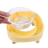 Cuenco de plástico para perros y gatos, cuenco antideslizante de gran capacidad para comida de gato, protege las vértebras cervicales, pies altos - details 12