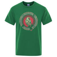 Camiseta de manga corta para hombre, camisa estampada Viking Crow Ragnar King, estilo hip-hop informal, ropa de verano, cómoda - details 10