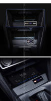 Cargador inalámbrico QI para coche, adaptador de placa de carga rápida para teléfono, modificación Interior para Honda Civic FC - details 5