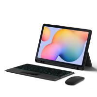 Teclado inteligente compatible con Bluetooth para Samsung Galaxy Tab S6 Lite, funda de tableta de 10,4 pulgadas, Trackpad retroiluminado, Teclado dividido - details 16