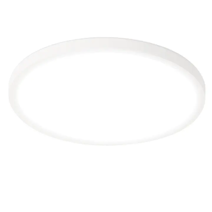 CBJKTX Plafón LED Plano para Dormitorio Negro 18cm 15w No Regulable Blanco Cálido 3000K - 1