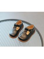 Zapatos de cuero con correa en T para niños y niñas, calzado de moda Vintage Mary Janes, zapatos planos escolares, lazo de gancho, Primavera - details 6