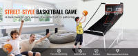 SucceBuy Juego de Arcade de Baloncesto Plegable, Deporte de Interior para 2 Jugadores, Marcador electrónico, Bomba de Inflado, para niños y Adultos - details 0