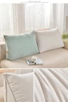 Cojín de Cama para Oficina Sofá Almohada de Lectura para TV Cojín de Lumbar Cómodo Sofá de Dormir Triángulo Pillow Decoración del Hogar - details 26
