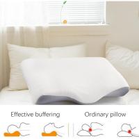 Almohada de Espuma Viscoelástica YCZ – Almohada Cervical en Forma de Mariposa – Almohada Ergonómica para Posición Lateral – Almohada para el Cuello – Suave y Cómoda – Para Laterales, IOPL - details 2