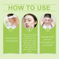 El limpiador exfoliante de árbol de té limpia las manchas de grasa facial, hidrata y suaviza la piel sin apretar, cuidado suave. - details 1