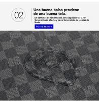 Mochila de Cuero PU para hombres, Mochila Unisex Impermeable para Ordenador Portátil, Regalo para hombres, Para los estudios, viajes o trabajo - details 2