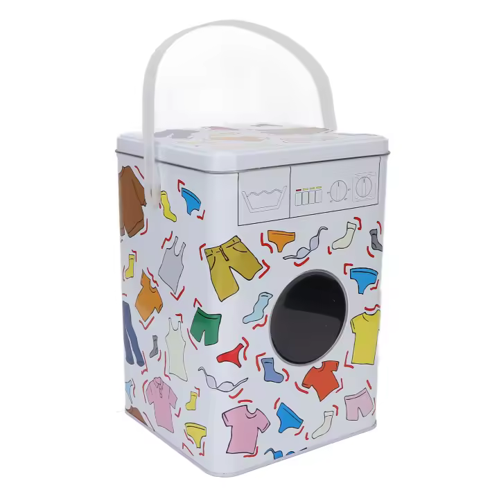 Caja de almacenamiento de detergente para ropa, organizador Simple, único, lindo, contenedor de calcetines, artículos para el hogar - 1
