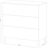 Molo Loft, Acabado en Color Blanco Brillo, Medidas: 61 cm (Ancho) x 117 cm (Alto) x 40 cm (Fondo) - details 9