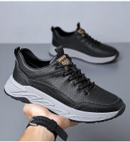 Zapatos de cuero de piel de vaca de primera capa, deportivos, casuales para hombres, moda - details 30