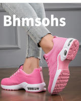 Zapatos para correr de marca, zapatillas transpirables para mujer, zapatos deportivos de verano de malla ligera con cojín de aire para mujer, zapatos de entrenamiento con cordones para exteriores - details 3
