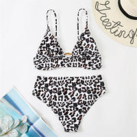 Bikinis Push Up para mujer, traje de baño de cintura alta, conjunto de dos piezas, traje de baño para playa - details 2