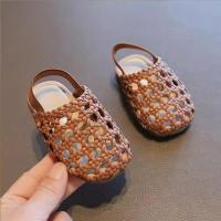 Sandalias de bebé niña 1 2-3 años zapatos de bebé de verano niño princesa hueco transpirable antideslizante suela suave zapatos de niño - details 2
