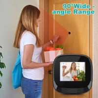 Visor de puerta con pantalla LCD de 2,4