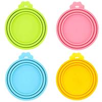 1 tapa de lata de silicona reutilizable para mascotas sin Bpa, adecuada para la mayoría de las latas de perros y gatos de tamaño, mantiene la comida fresca, previene olores bacterianos - details 2